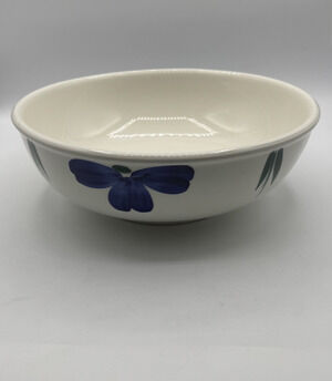 Furio Jewflora Hand Decorated Large 12 in. Soup Pasta Salad Bowl Made in Italy